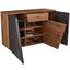 Komoda Sideboard Venedig - farby dubu/tmavosivá, Moderný, kompozitné drevo (150/87/40cm) Komoda Sideboard Venedig - farby dubu/tmavosivá, Moderný, kompozitné drevo (150/87/40cm)