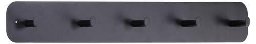 Nástěnný Věšák Selje Š: 80 Cm - černá, Konvenční, kov (80/10/6cm)