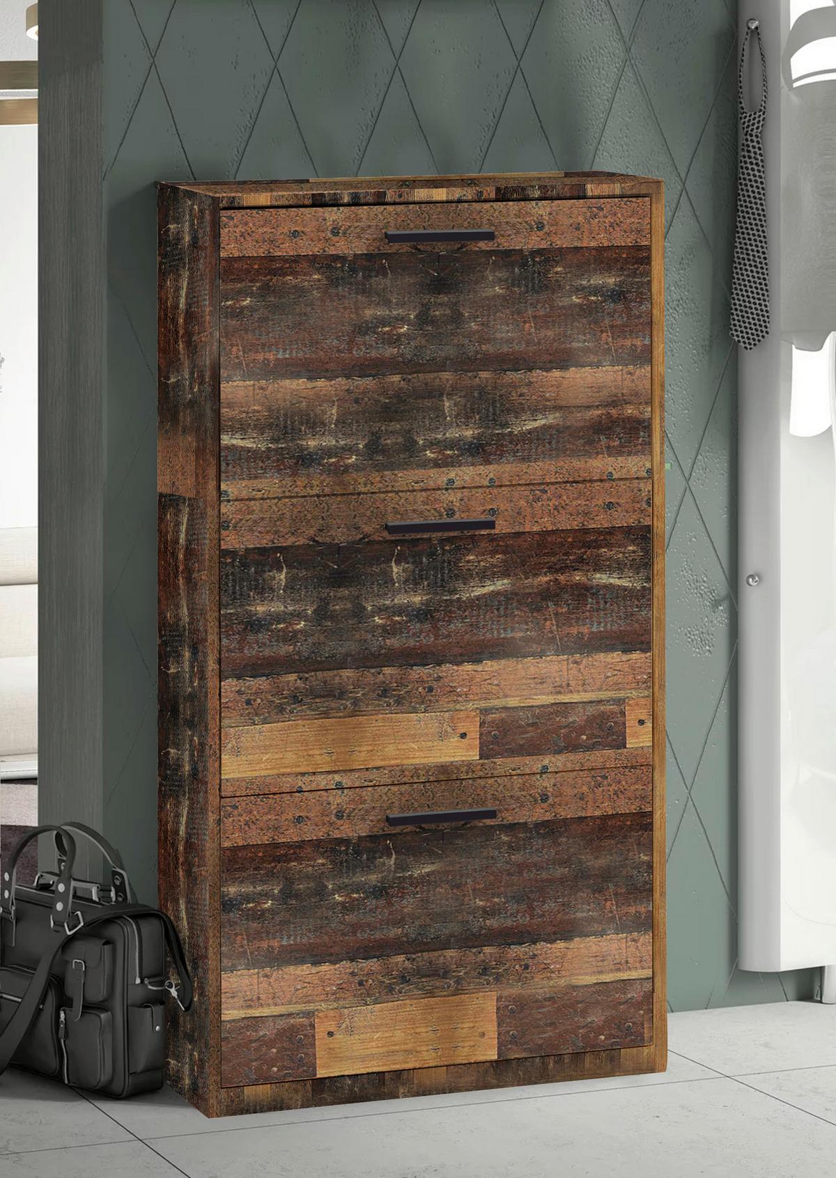 Cipősszekrény Tiger 3 64/119,7cm - ótölgy, Konventionell, faalapú anyag (64/119,7/26cm)