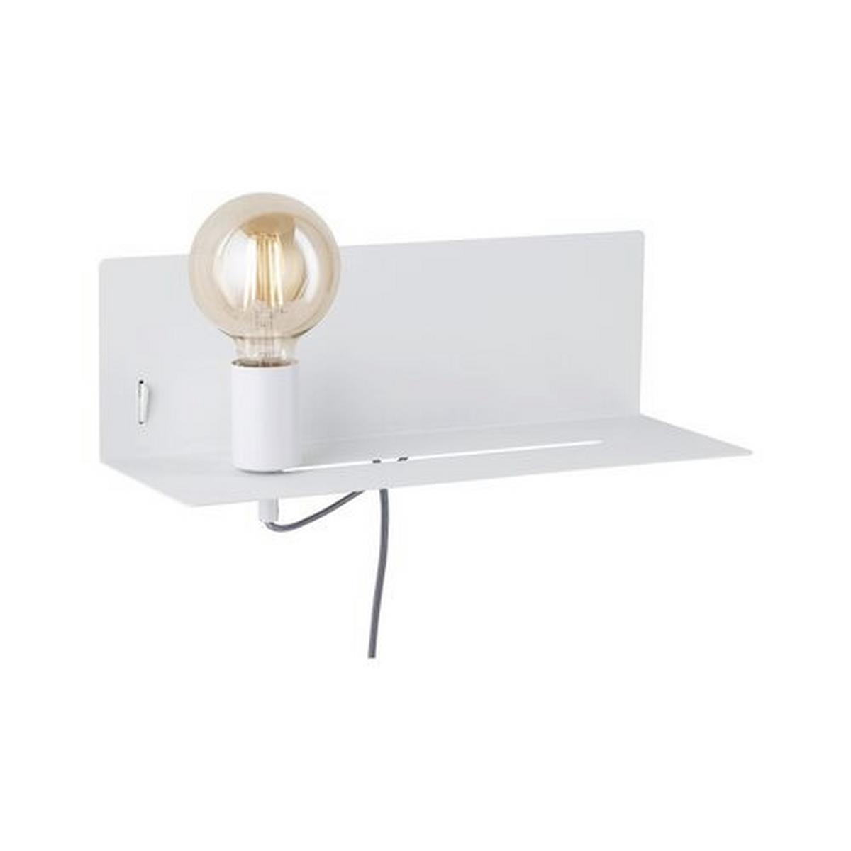 Wandleuchte 1-flammig Mit Usb-Anschluss - Weiß, LIFESTYLE, Metall (40/13cm) - Paulmann