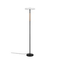 LED-Stehleuchte 454910165 Celeste - Braun/Weiß, Design, Glas/Metall (33/160cm) - Trio Leuchten