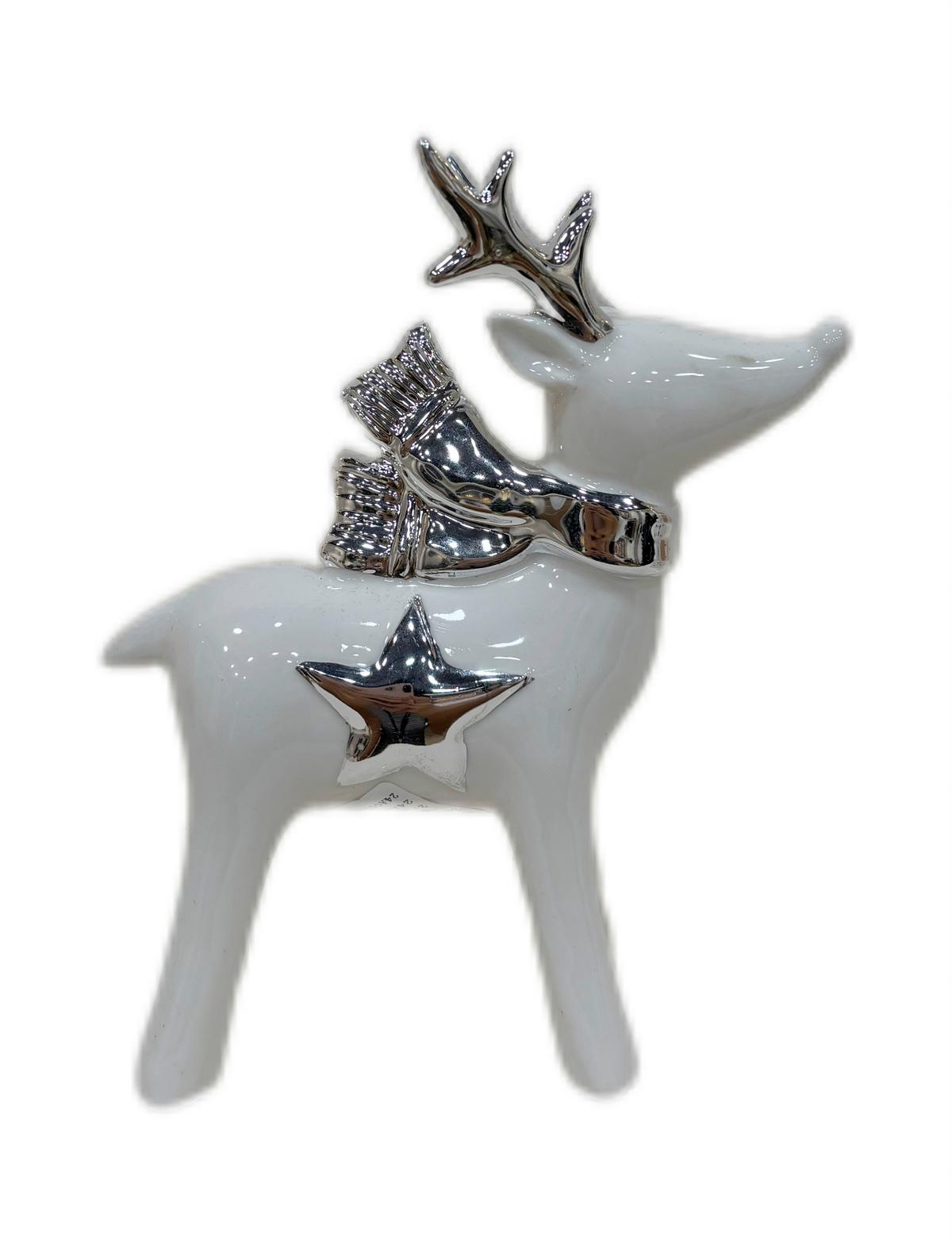 Vianočná figúrka LILU 2 - biela, Konventionell, keramika (14/6,5/17,5cm) - Mömax