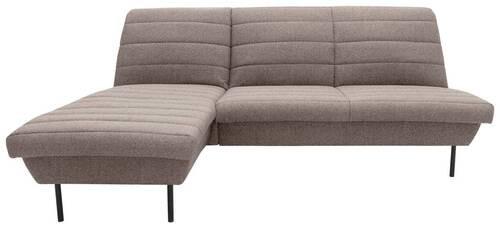 Ecksofa Looks Ix Braun/Beige - Beige/Schwarz, Design, Textil (168/214cm) - LOOKS by W.Joop