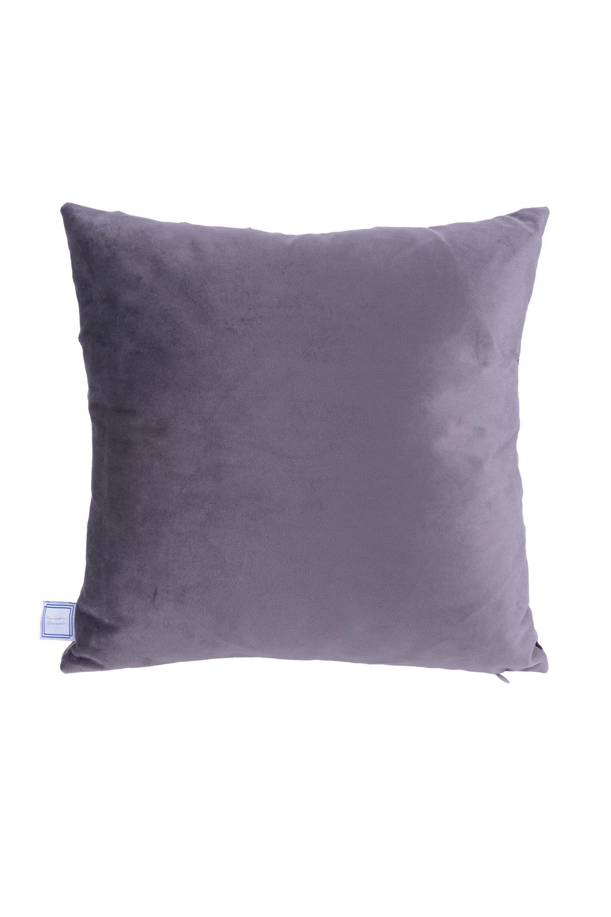 Zierkissen Paulina 30/45x50/45 cm Polyester Graphitfarben - Graphitfarben, KONVENTIONELL, Textil (30x45/50x45cm)