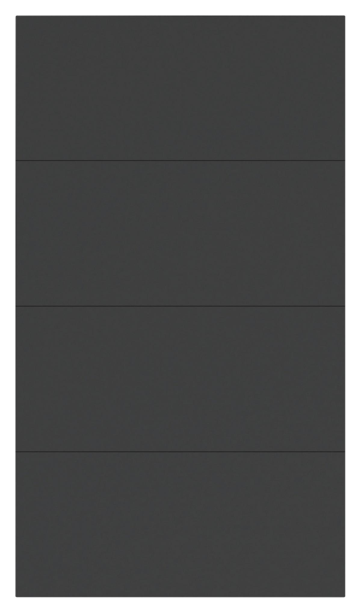 Schwebetür-erweiterung Unit F. Normalhöhe B: 115 Cm Anthrazit - Anthrazit, MODERN, Holzwerkstoff - Ondega