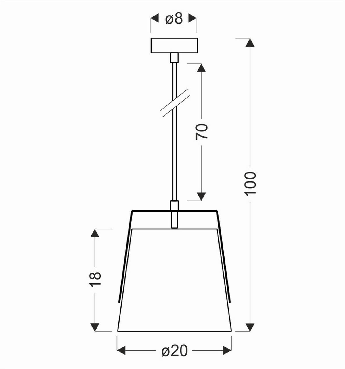 Pendelleuchte 31-38364 milbury - Eichefarben/Schwarz, Natur, Kunststoff/Metall (20/20/115cm)