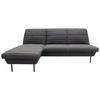Ecksofa Looks Ix Blaugrau - Blaugrau/Schwarz, Design, Textil (168/214cm) - LOOKS by W.Joop