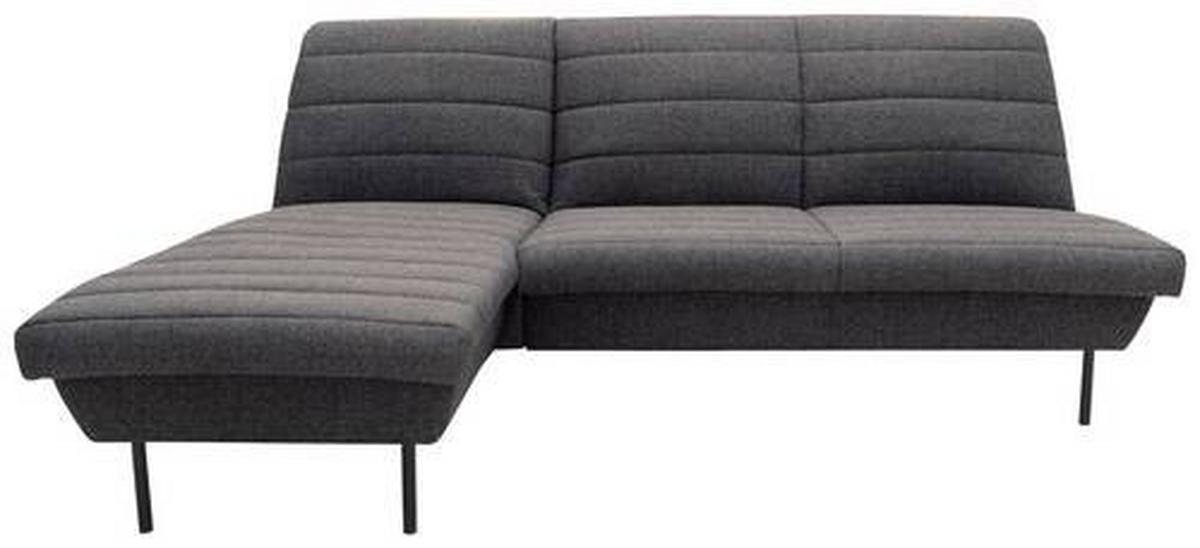 Ecksofa Looks Ix Blaugrau - Blaugrau/Schwarz, Design, Textil (168/214cm) - LOOKS by W.Joop