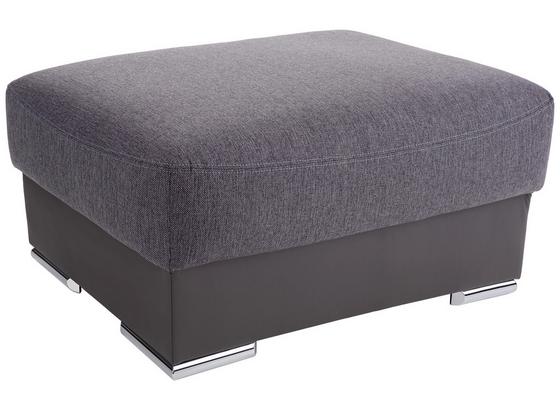 Taburet Cuba - šedá/tmavě šedá, Moderní, textil (100/45cm) - Luca Bessoni Taburet Cuba - šedá/tmavě šedá, Moderní, textil (100/45cm) - Luca Bessoni