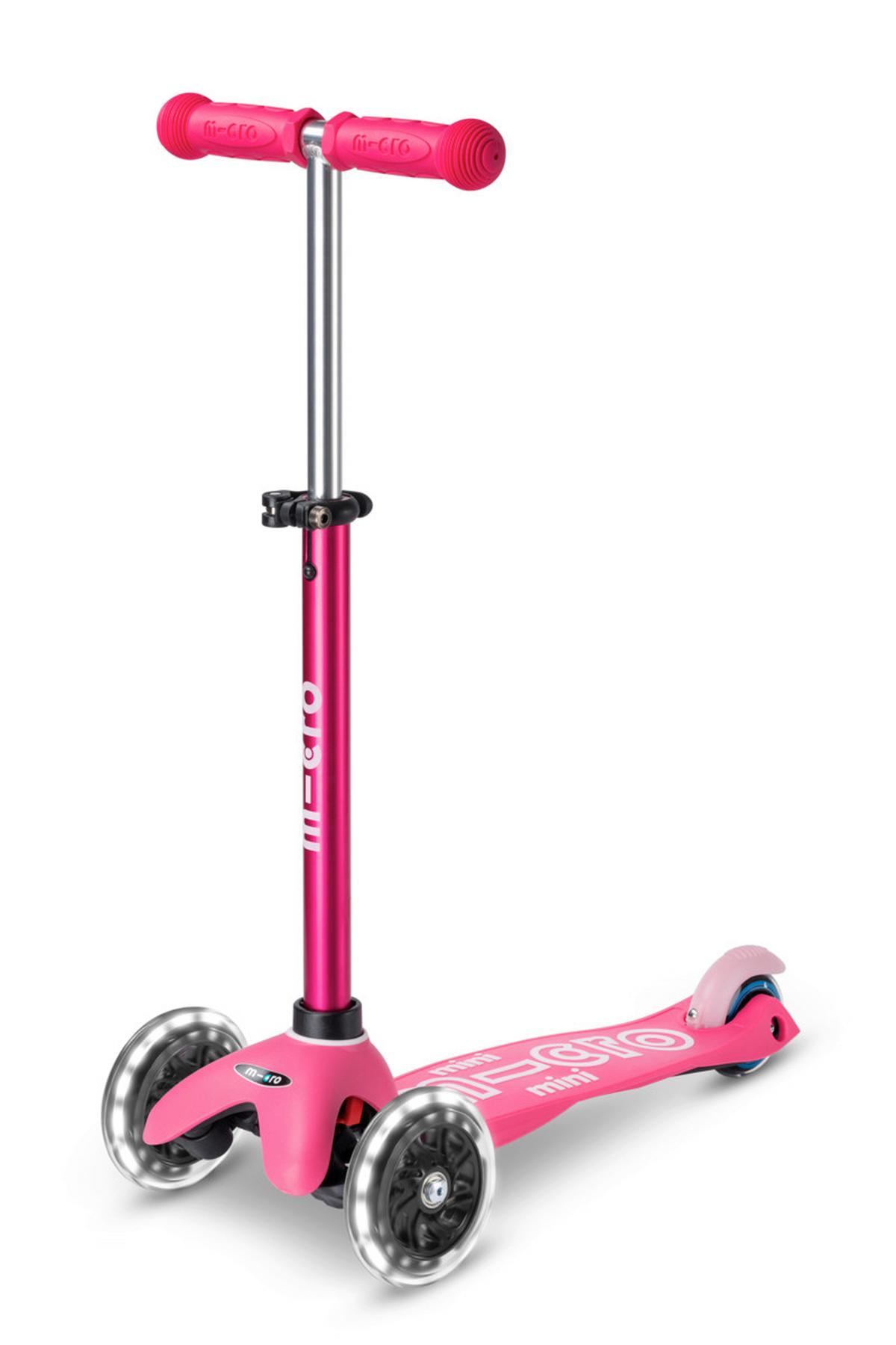 Kinderscooter Pink - Pink, Basics, Kunststoff (55/26,5/49-67cm) - Micro Mobility