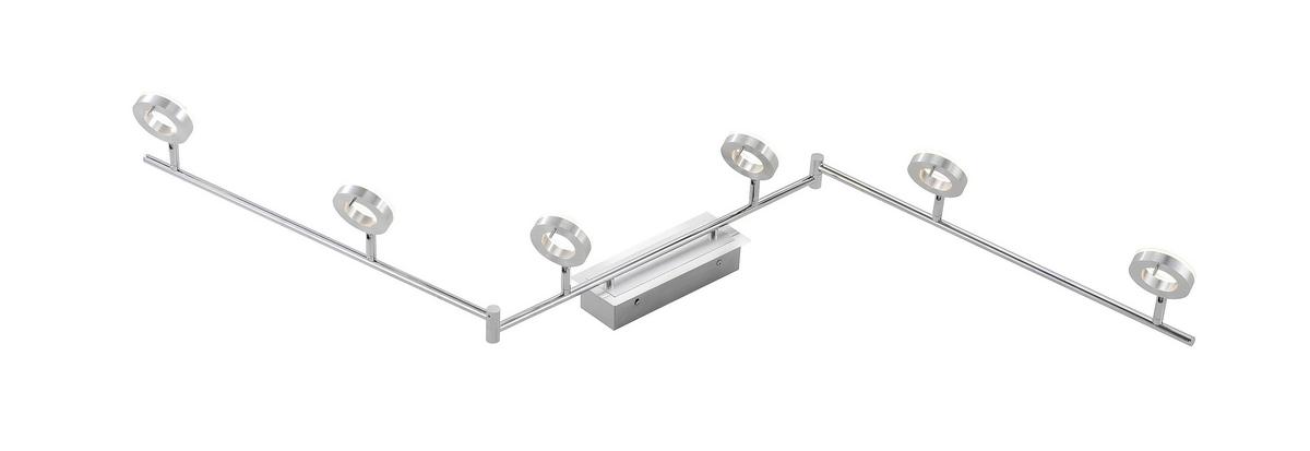 Led-deckenleuchte 6787-96 Sileda - Alufarben, Design, Kunststoff/Metall (177/127/22cm) - Paul Neuhaus