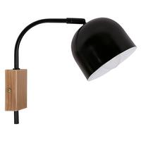 Wandleuchte 21-76687 - Schwarz, Basics, Metall (12/27/22cm)
