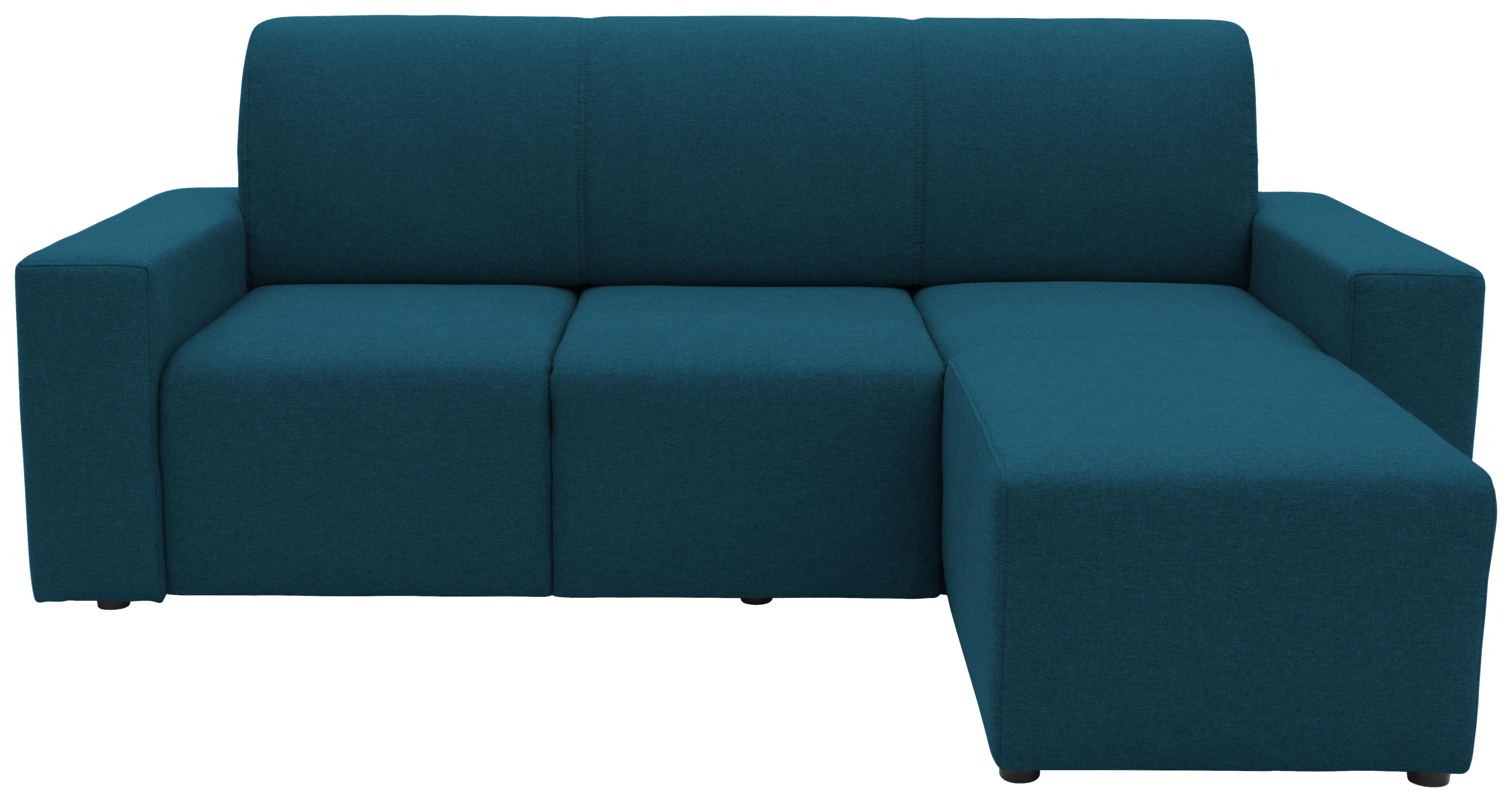 Ecksofa Looks Dunkelblau B: 222 cm - Schwarz/Dunkelblau, Design, Textil (222/150/88cm) - LOOKS by W.Joop