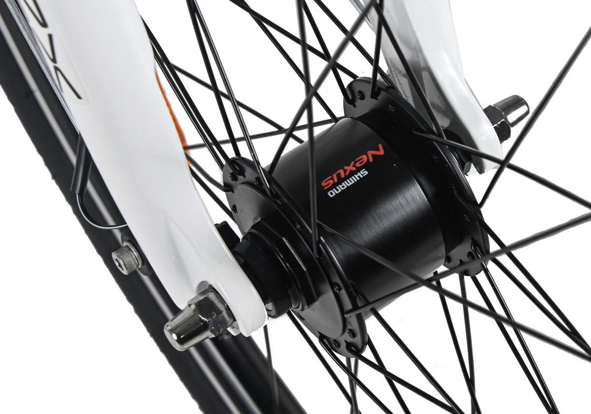 Trekkingrad Damen 28 Zoll - Weiß, Basics, Metall (25/140/60cm)