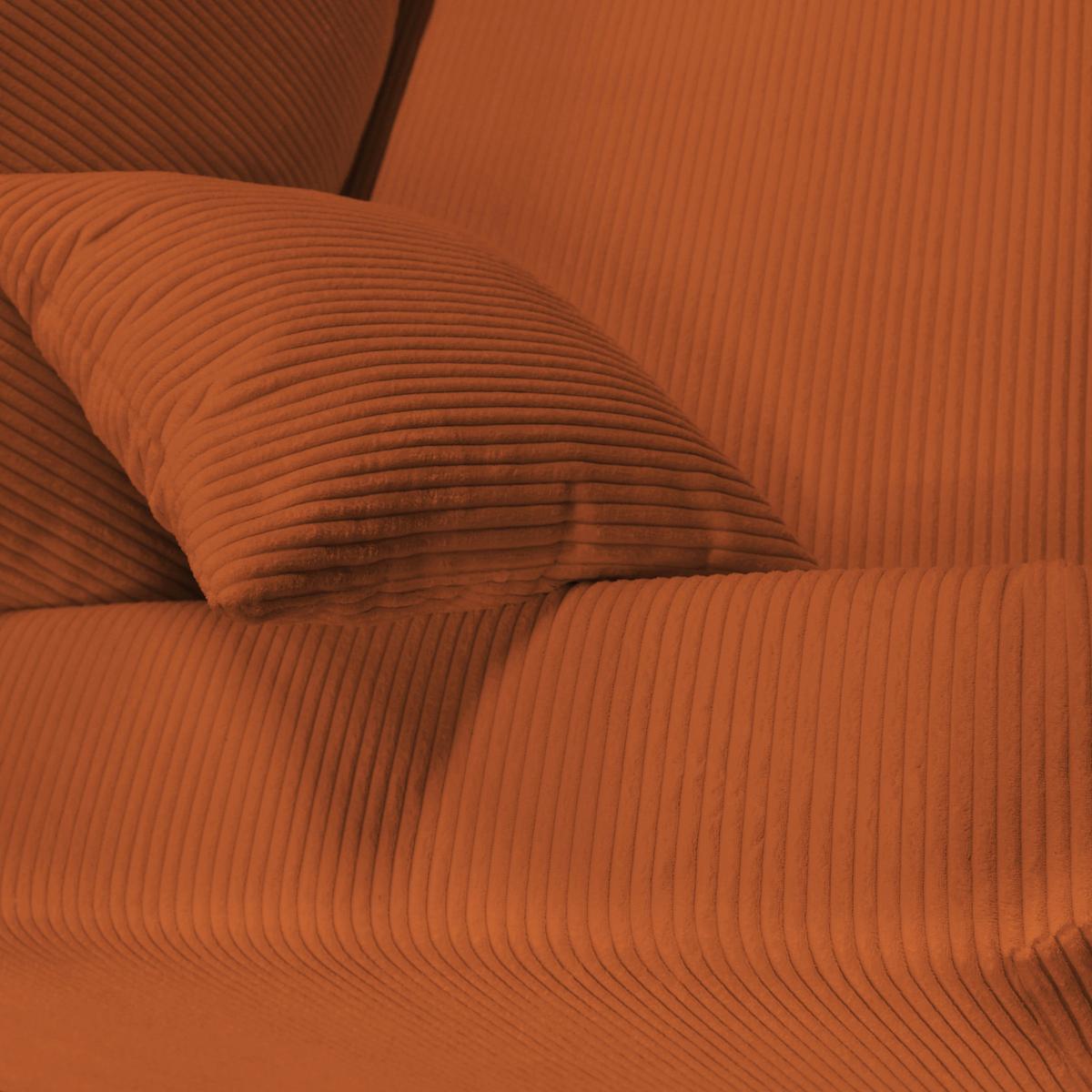 Schlafsofa Ralf Kupferfarben B: 232 Cm - Silberfarben/Kupferfarben, Design, Textil (232/88/105cm) - MID.YOU