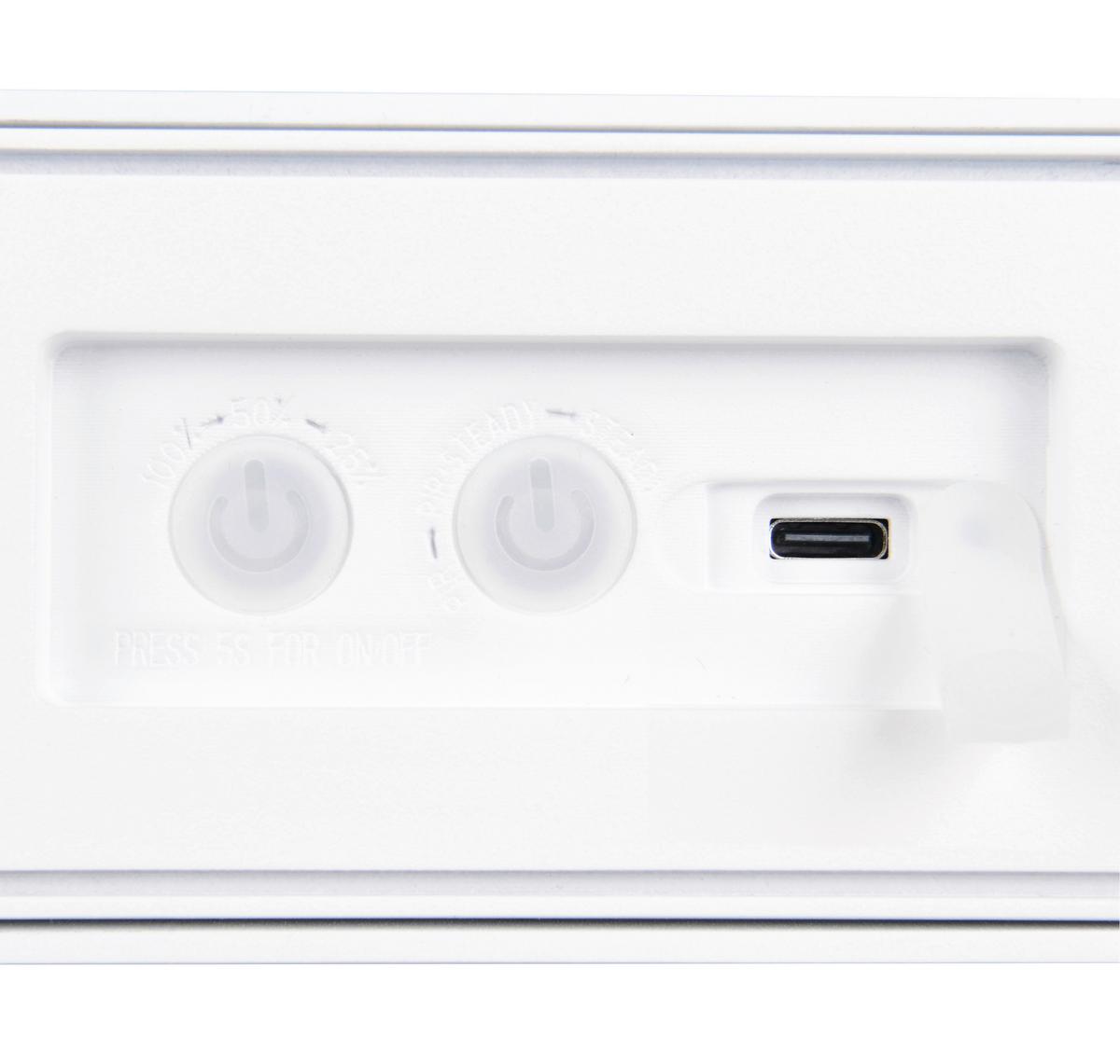 Außenwandleuchte Silves Weiß L: 30,3 cm - Weiß, KONVENTIONELL, Kunststoff (30,3/6/9,4cm)