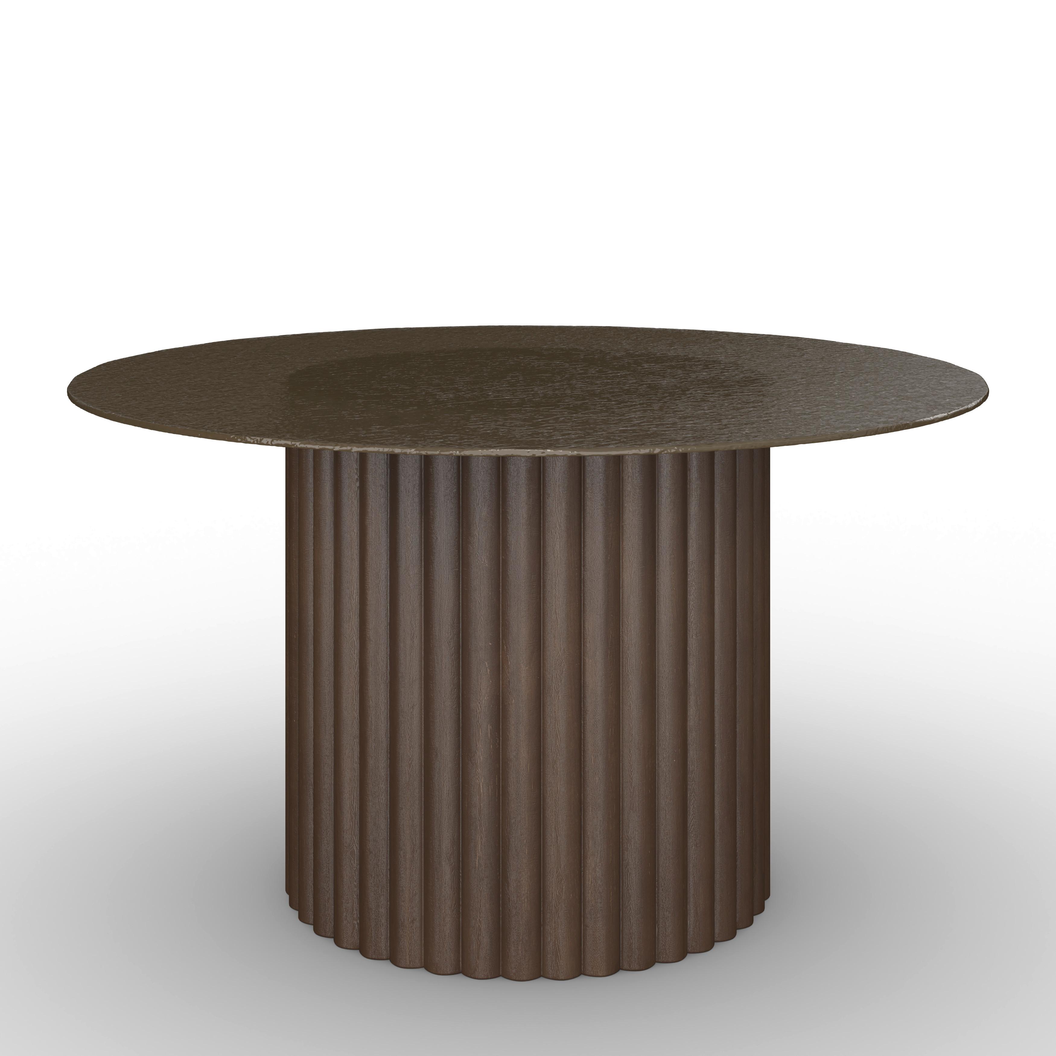 Konferenční stolek Zelia, P: 80 cm - hnědá/barvy vlašských ořechů, Moderní, dřevo/kompozitní dřevo (80/45/80cm) - Bessagi Home