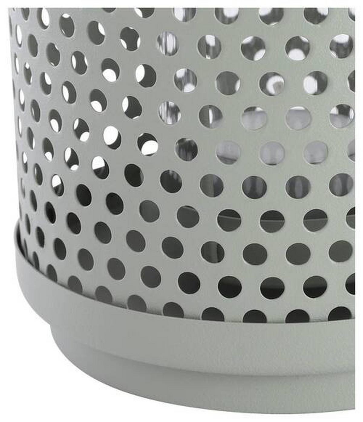 Laterne Sanja - Olivgrün, MODERN, Metall (12/18,5cm) - Luca Bessoni