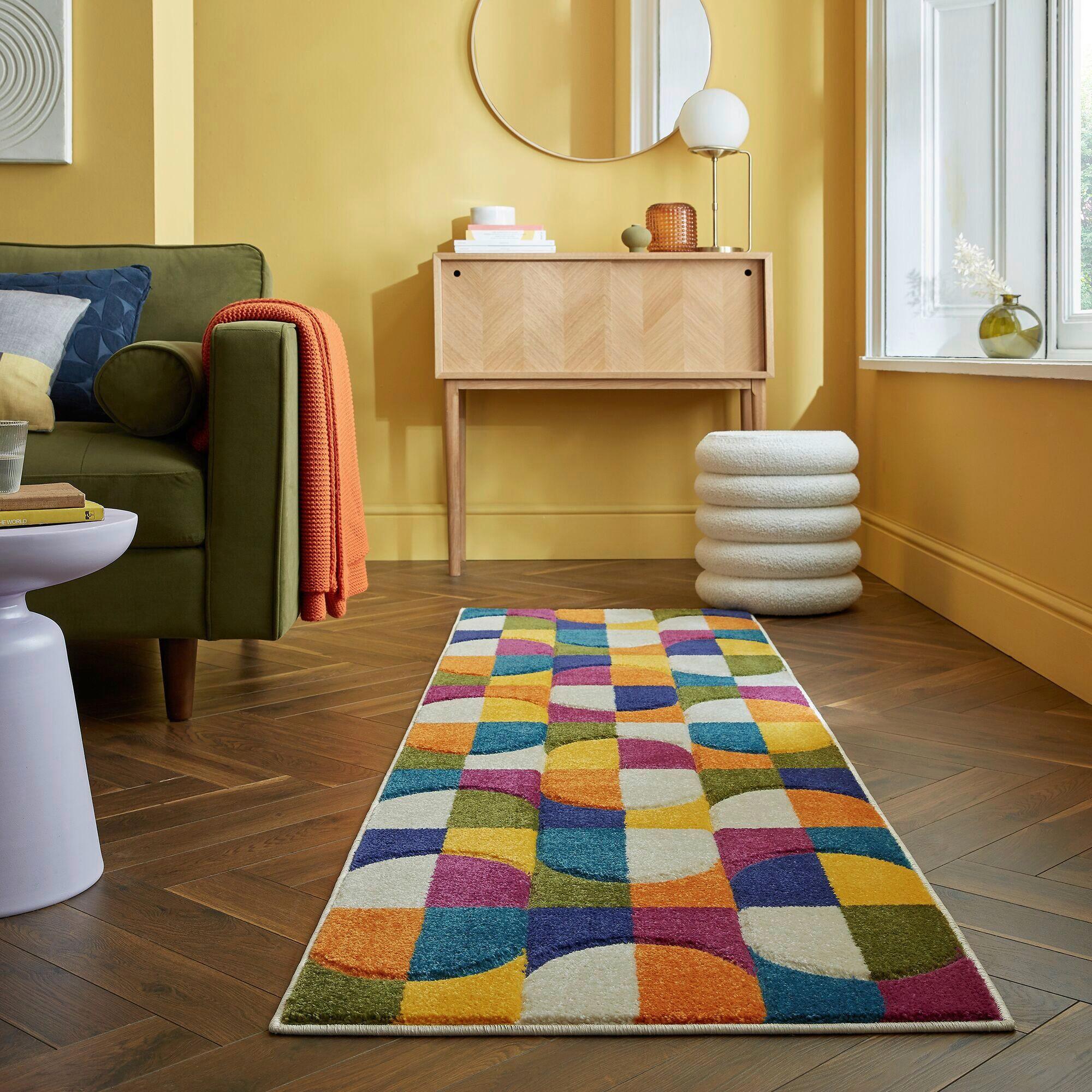 Webteppich Chacha Multi 66x300 - Multicolor, Basics, Textil (66/300cm)
