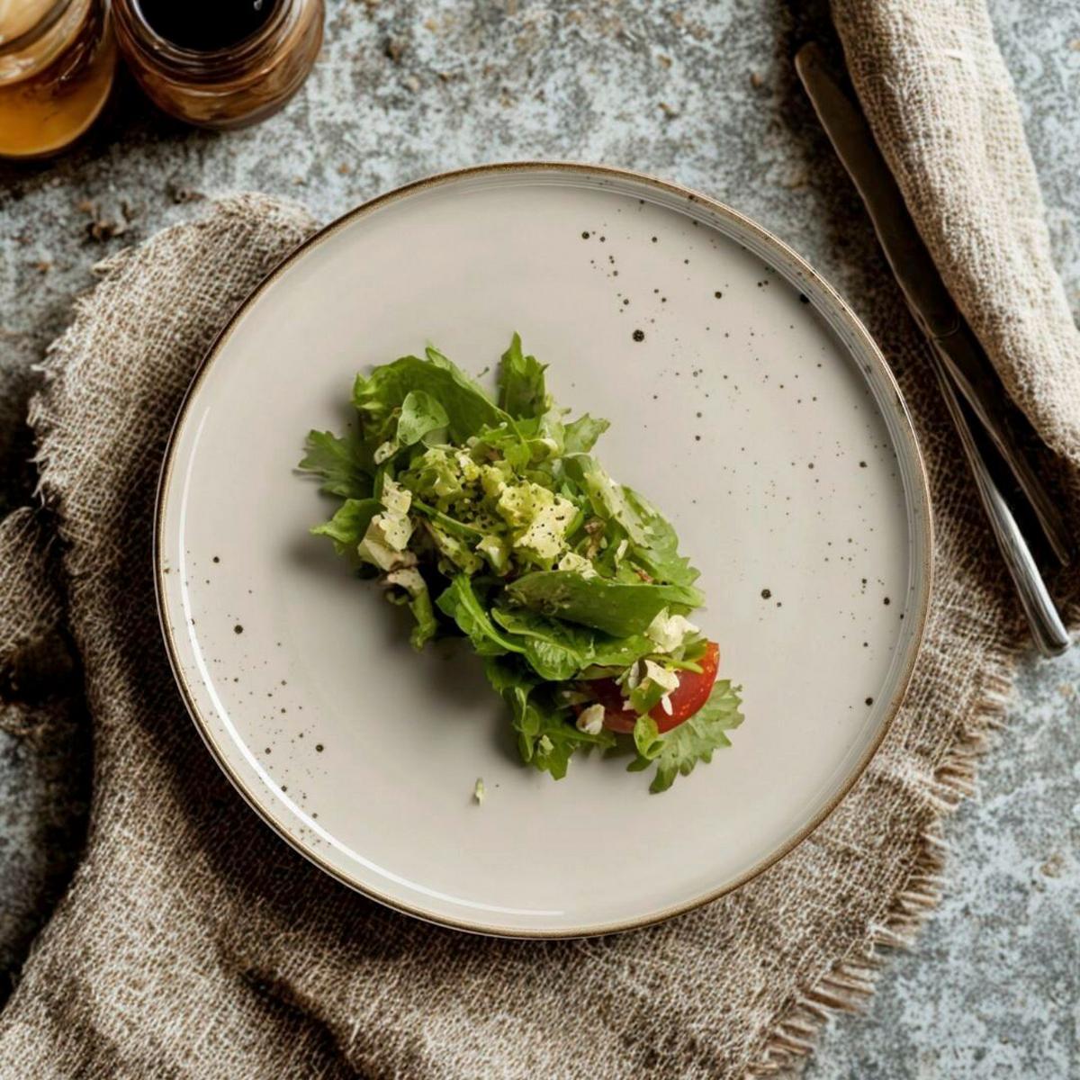 Kombiservice Pintar 16-Teilig Porzellan, Graugrün, 4 Pers. - Graugrün, Basics, Keramik - Mäser