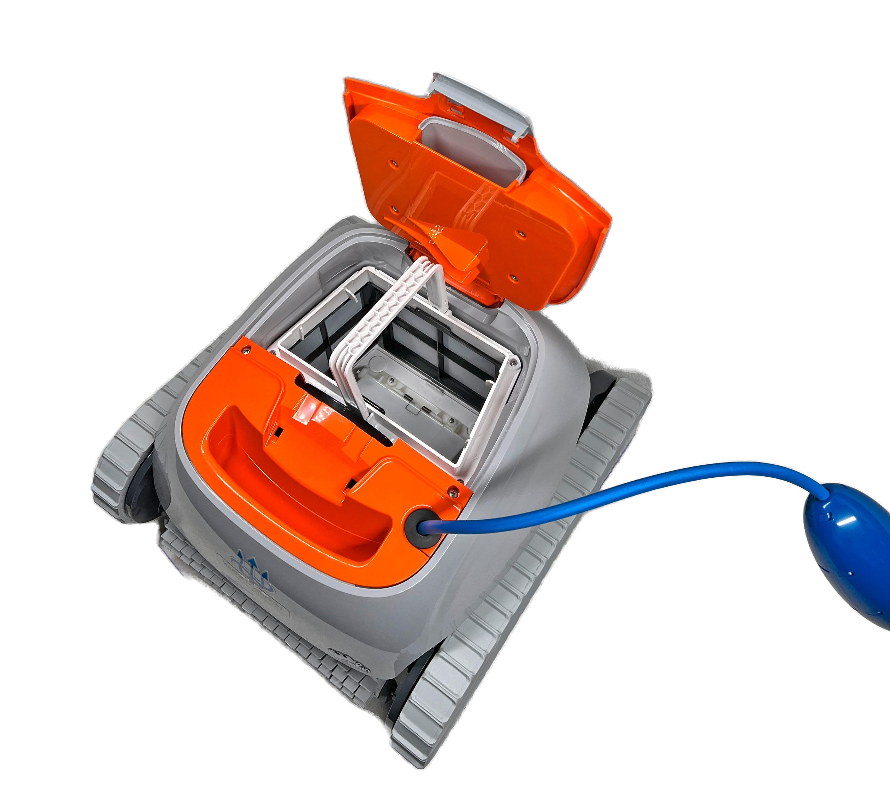 Poolroboter Xeox Poseidon - Orange/Grau, Basics, Kunststoff (43/40/25cm)