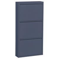 VÝKLOPNÁ SKRINKA NA TOPÁNKY BERT BLAU - modrá, Modern, kov (51/104/16cm) - Boxxx