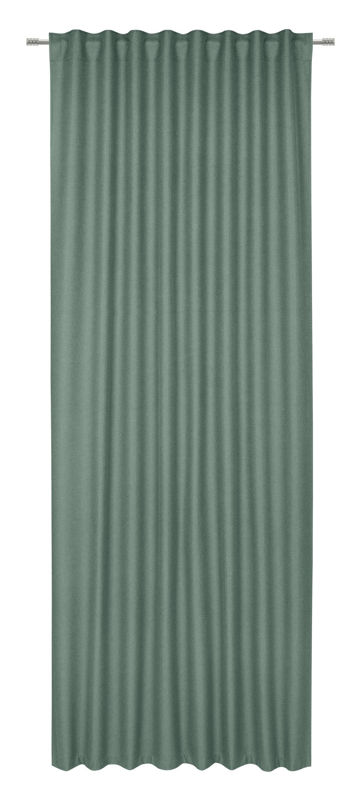 ZATEMŇOVACÍ ZÁVĚS Allan, zelená ca. 135x255cm - zelená, Romantický / Rustikální, textil (135/255cm) - Premium Living