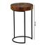 Beistelltisch Akola D: ca. 28 cm - Sheeshamfarben/Schwarz, Design, Holz/Metall (28/28/45cm) - Carryhome Beistelltisch Akola D: ca. 28 cm - Sheeshamfarben/Schwarz, Design, Holz/Metall (28/28/45cm) - Carryhome