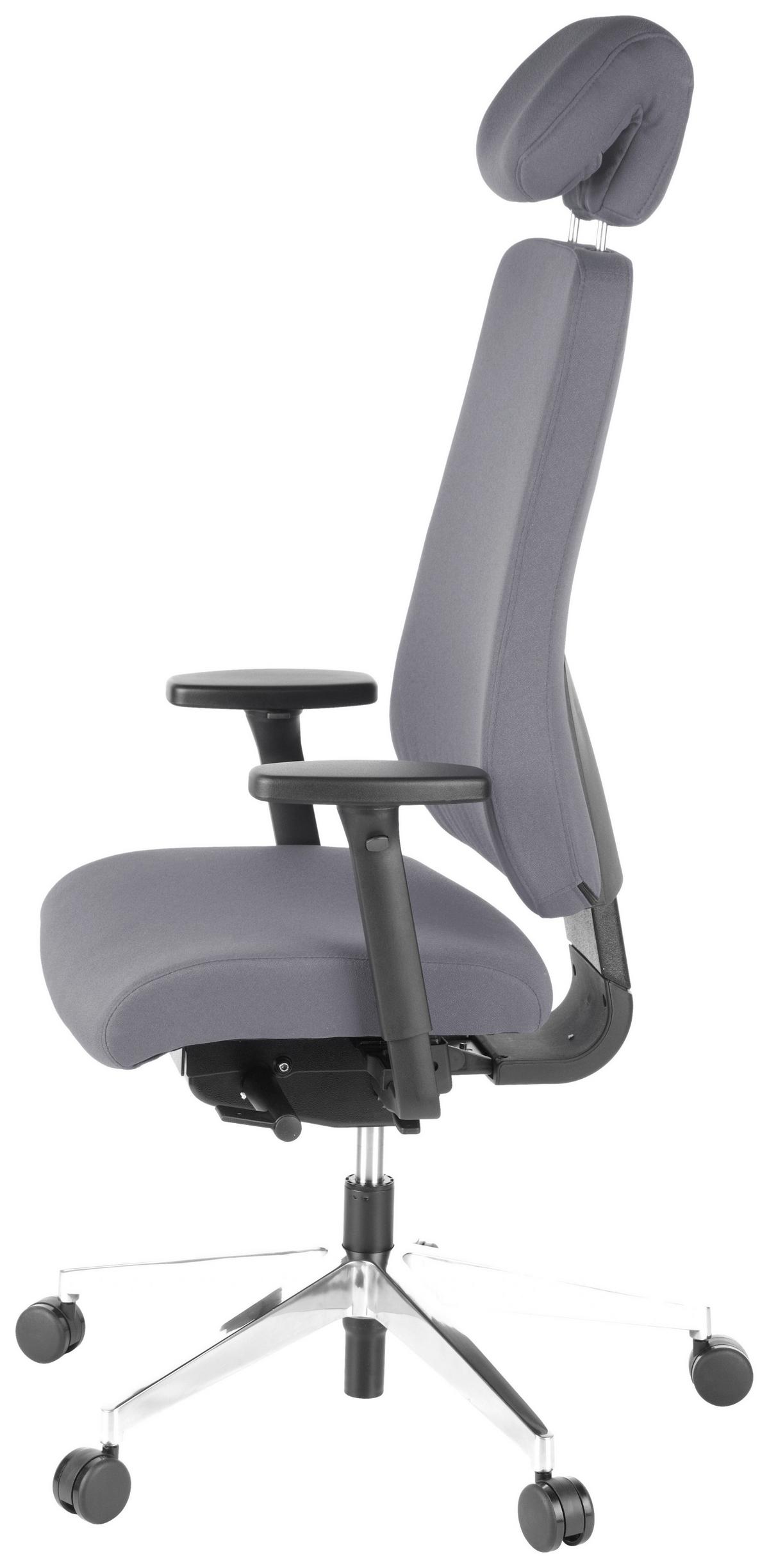 Drehstuhl Pro-Tec 400 Anthrazit - Anthrazit, MODERN, Kunststoff/Textil (70/148/65cm) - MID.YOU