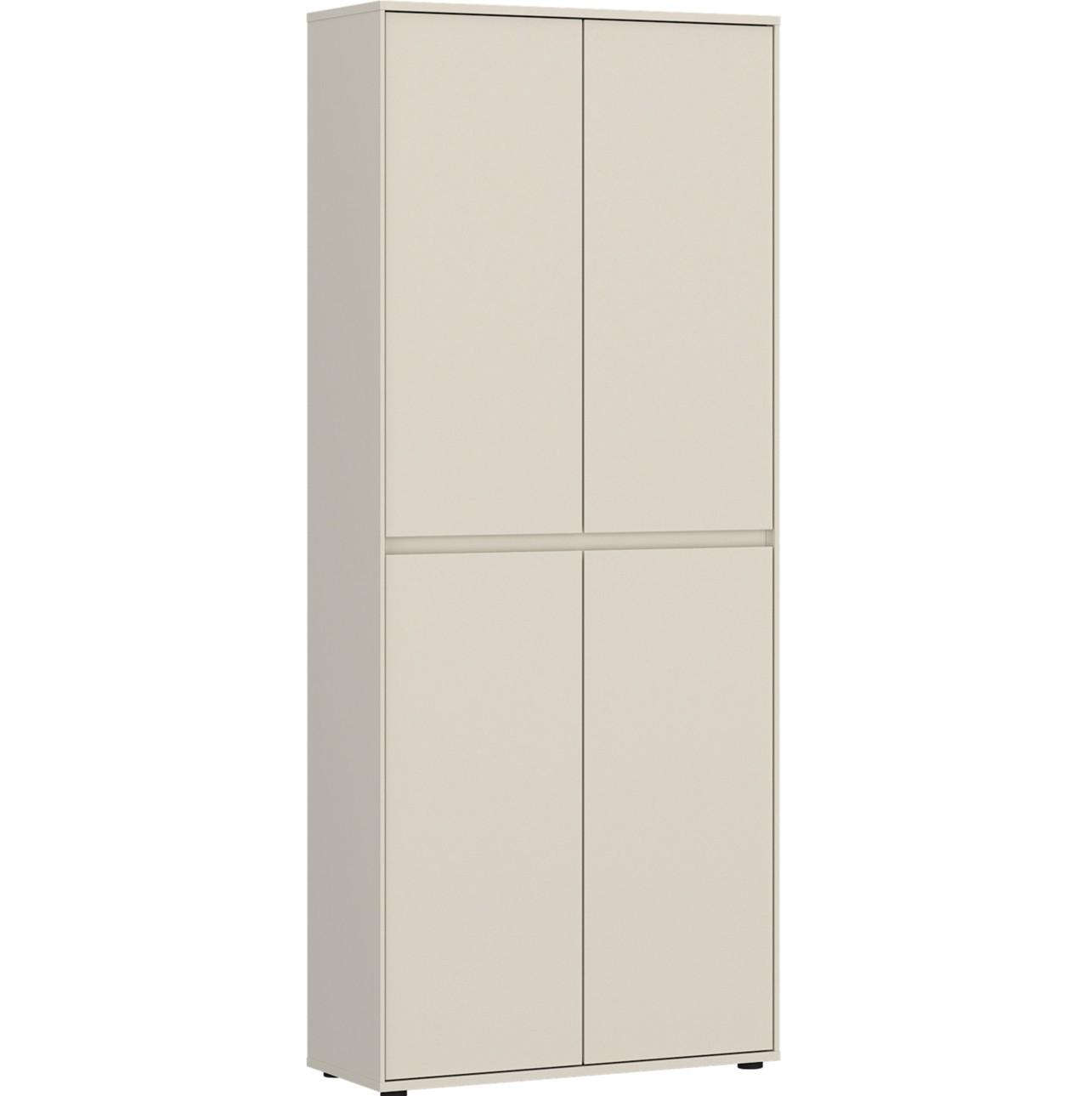 Garderobenschrank Zapato Kaschmir B: 75cm - Kaschmir, Design, Holzwerkstoff (75/185,9/35,3cm) - Livetastic