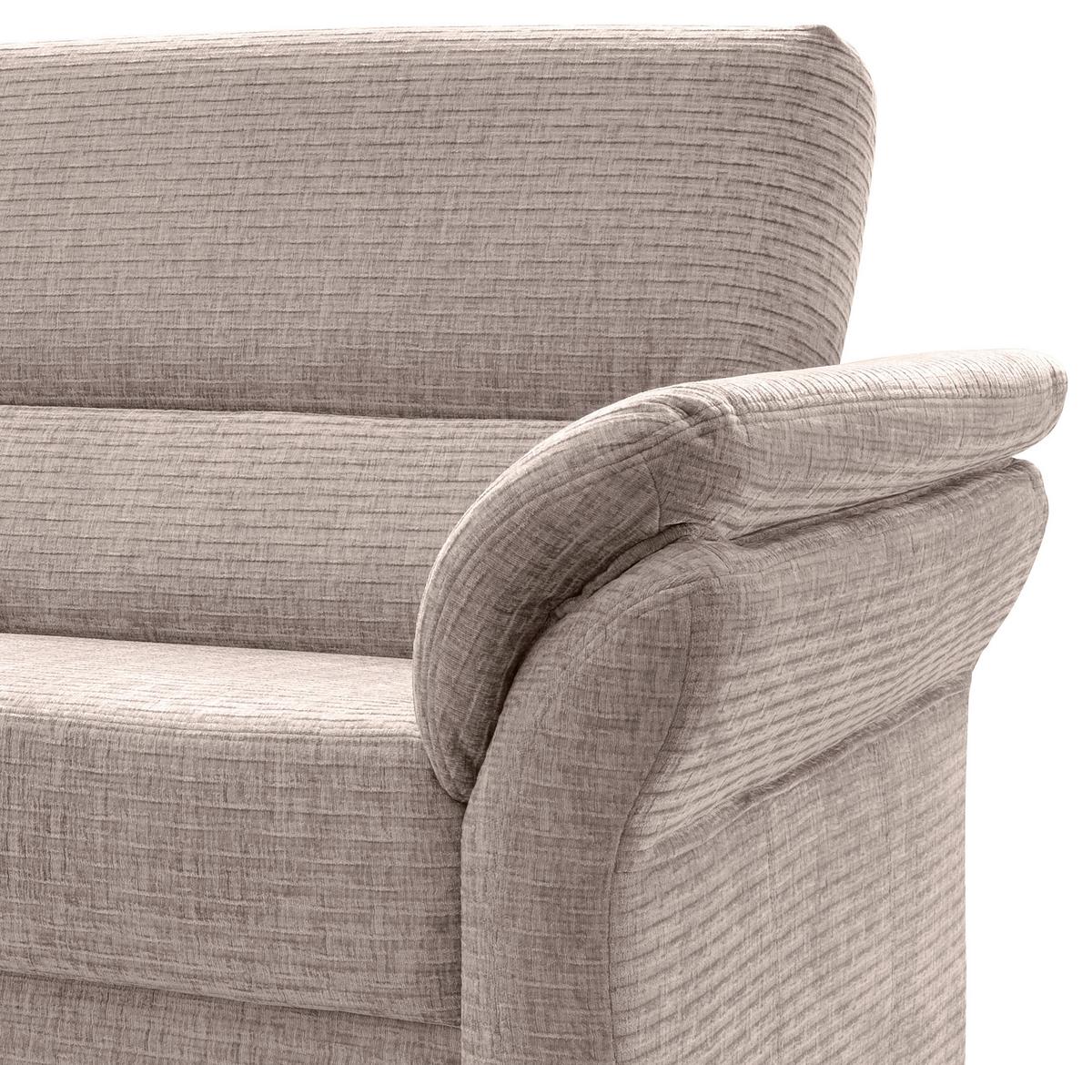 2-Sitzer-Sofa Cavoli, Beige B: 147 cm - Beige/Schwarz, MODERN, Textil (147/90/89cm) - Livetastic