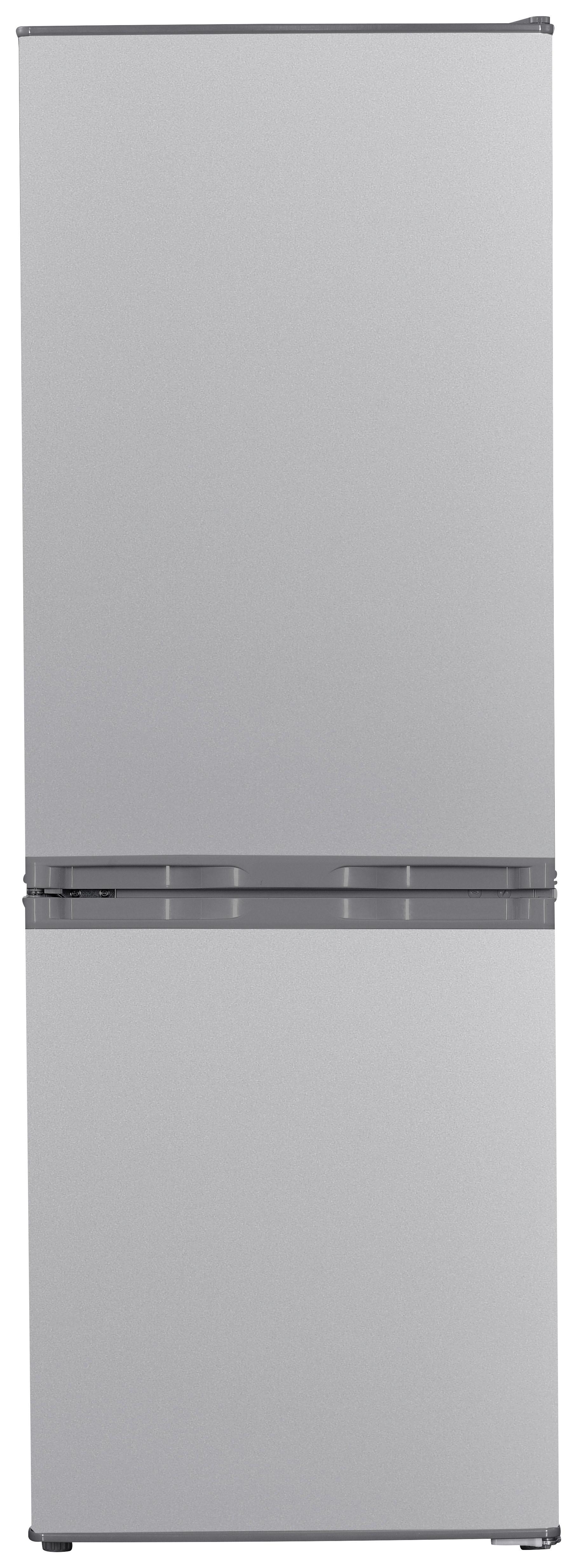Kühl-Gefrierkombination Eix Silberfarben 52+121 L - Silberfarben, Basics, Metall (50/142,2/56cm) - PKM