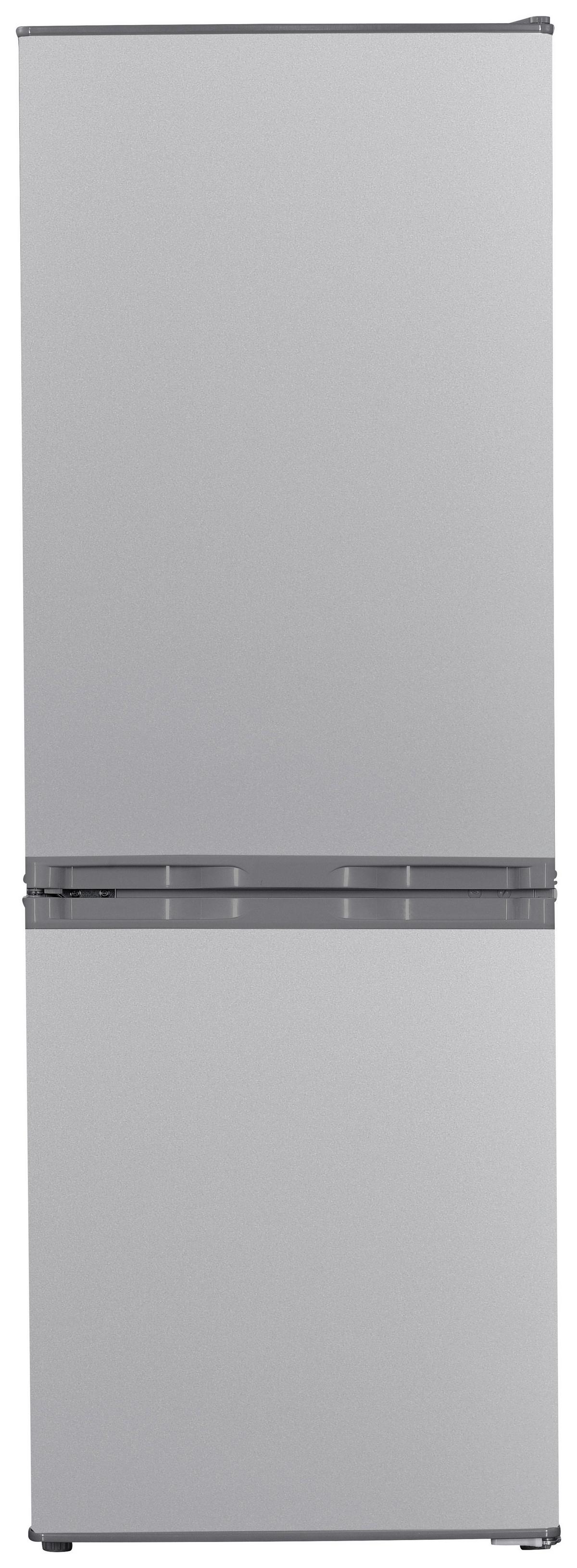 Kühl-Gefrierkombination Eix Silberfarben 52+121 L - Silberfarben, Basics, Metall (50/142,2/56cm) - PKM