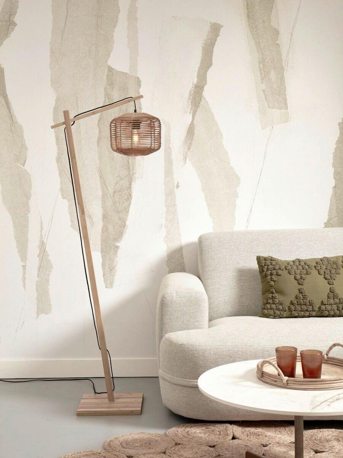 Stehleuchte Tanami/fs/ad/n/2520/n - Naturfarben, Trend (30/55/150cm) - Good & Mojo