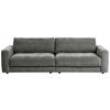 Bigsofa Be Comfy - Schwarz/Grau, MODERN, Textil (264/83/126cm) - Trendmanufaktur