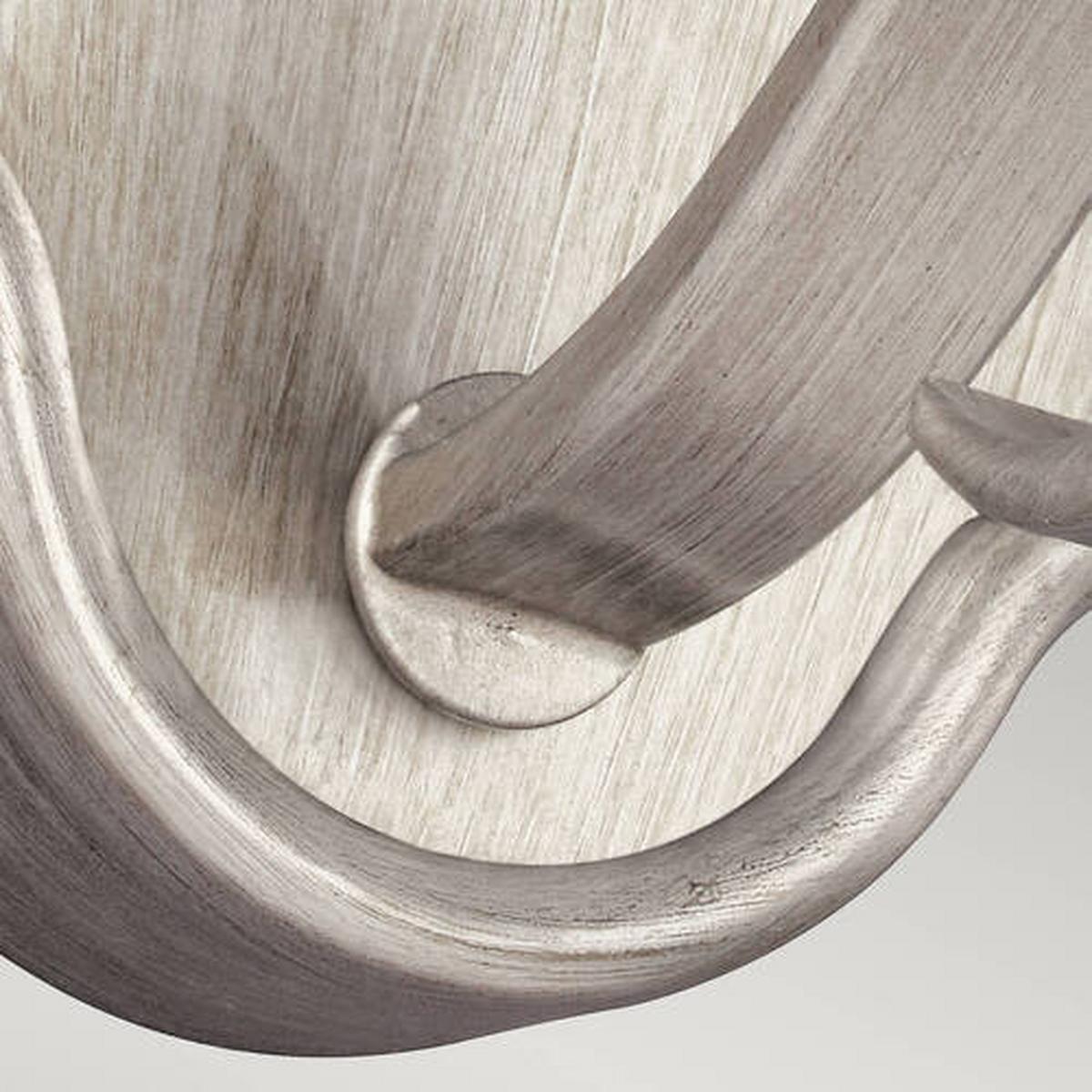 Wandleuchte Fe-Dewitt1 - Silberfarben, KONVENTIONELL, Metall (14.6/30.1/13.2cm) - Elstead Lighting