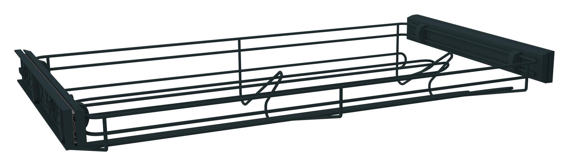 Podložka Na Boty Unit - antracitová, Moderní, kov (87,9/14/46,2cm) - Ondega