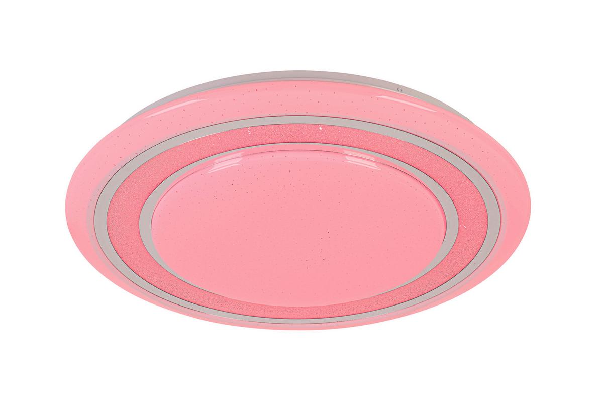 STROPNÍ LED SVÍTIDLO GIESBERT - bílá/barvy chromu, Moderní, kov/plast (55/8cm) - Premium Living