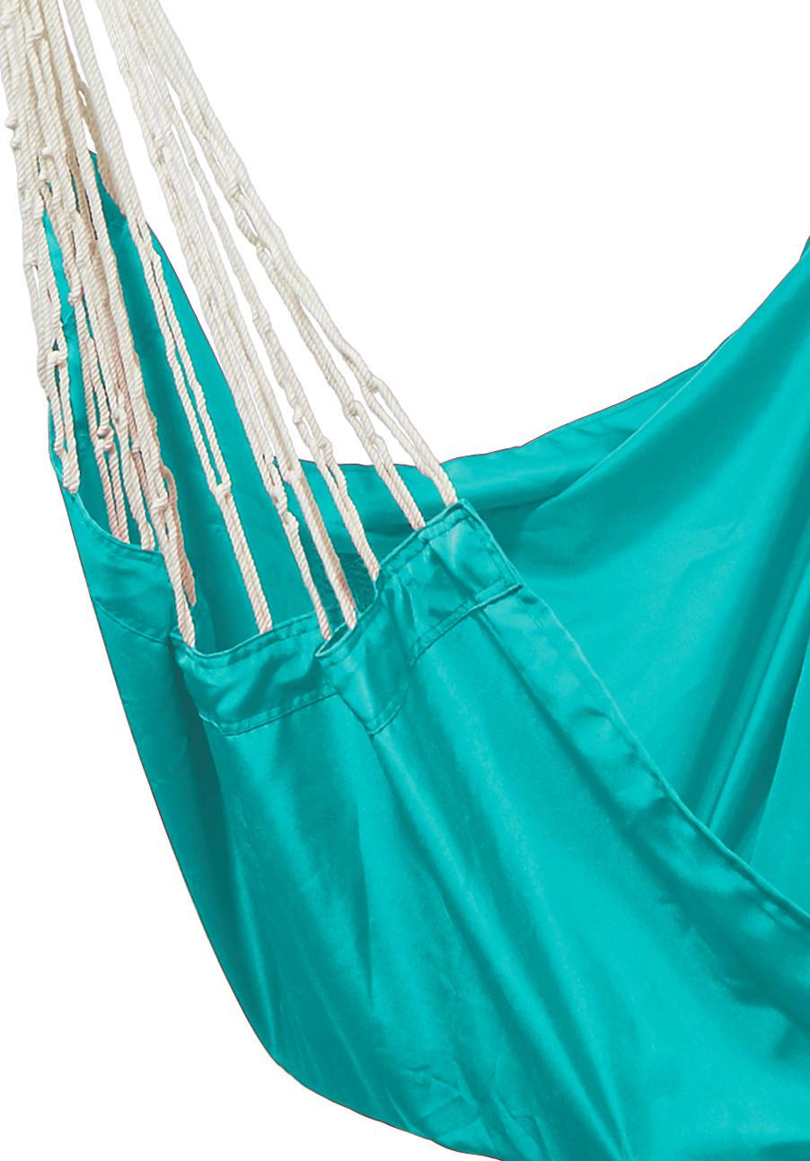 Hängesessel Chillax Türkis für Deckenmontage Bis 100 Kg - Türkis, KONVENTIONELL, Textil (120/130cm) - Ondega