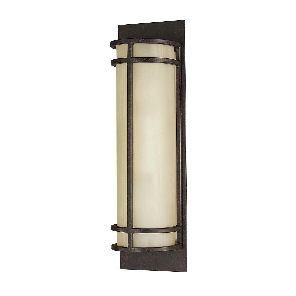 Wandleuchte Fusion 2 2-Flammig Bronzefarben - Bronzefarben, LIFESTYLE, Metall (12.7/10,2/43,2cm) - Elstead Lighting