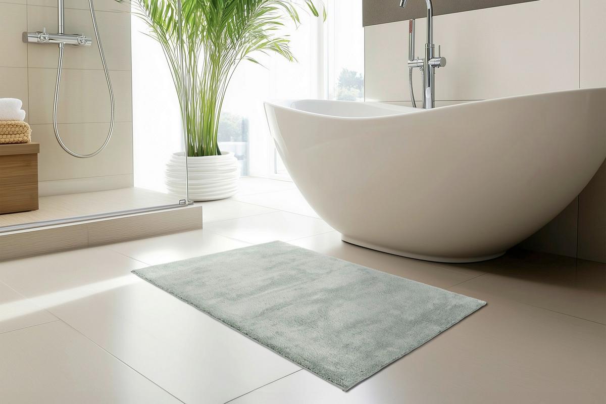 Badematte Fresh Step Grün - Basics (67/110cm) - Kayoom