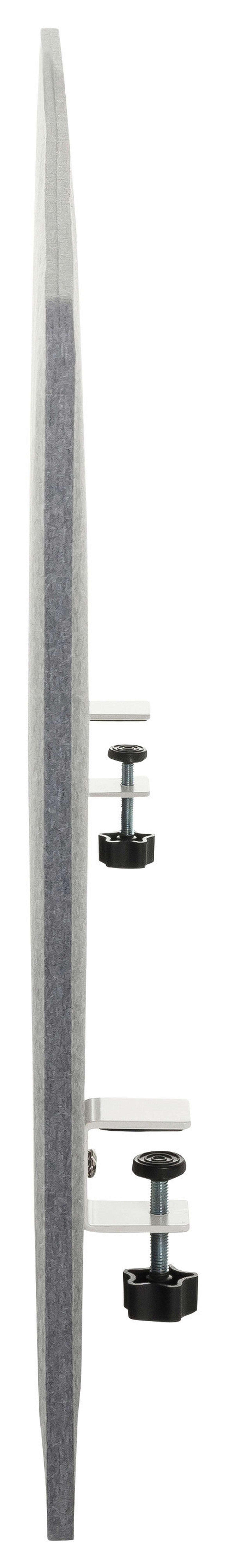 Trennwand Flexmiut 3D - Grau, Basics, Kunststoff/Textil (120/60/1cm) - MID.YOU