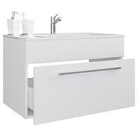 Waschtischkombi Badinos Weiß B: 60 Cm - Weiß, MODERN, Keramik/Holzwerkstoff (60cm) - MID.YOU