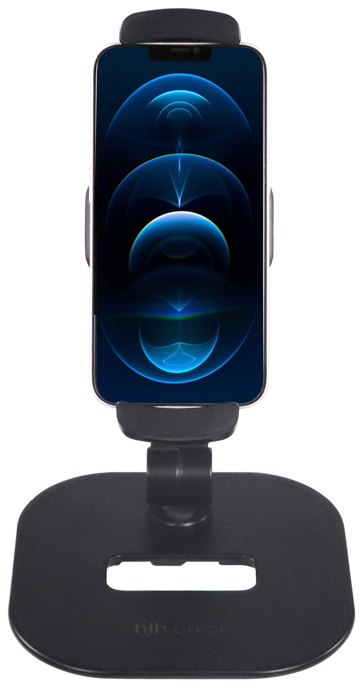 Handyhalterung Flexmobi Iv - Schwarz, MODERN, Kunststoff/Metall (15/19cm) - MID.YOU