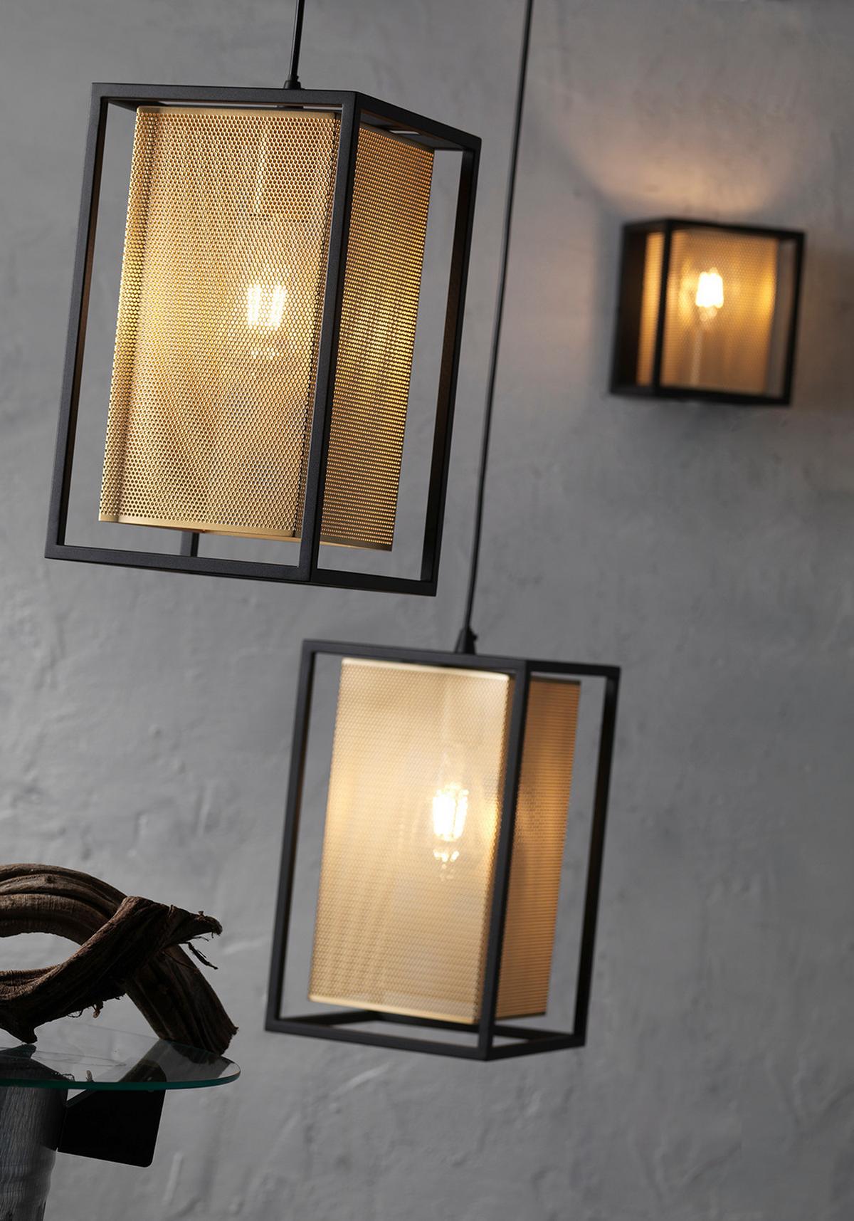 Wandleuchte 4980/Ap - Goldfarben/Schwarz, Design, Metall (15/16/18cm)