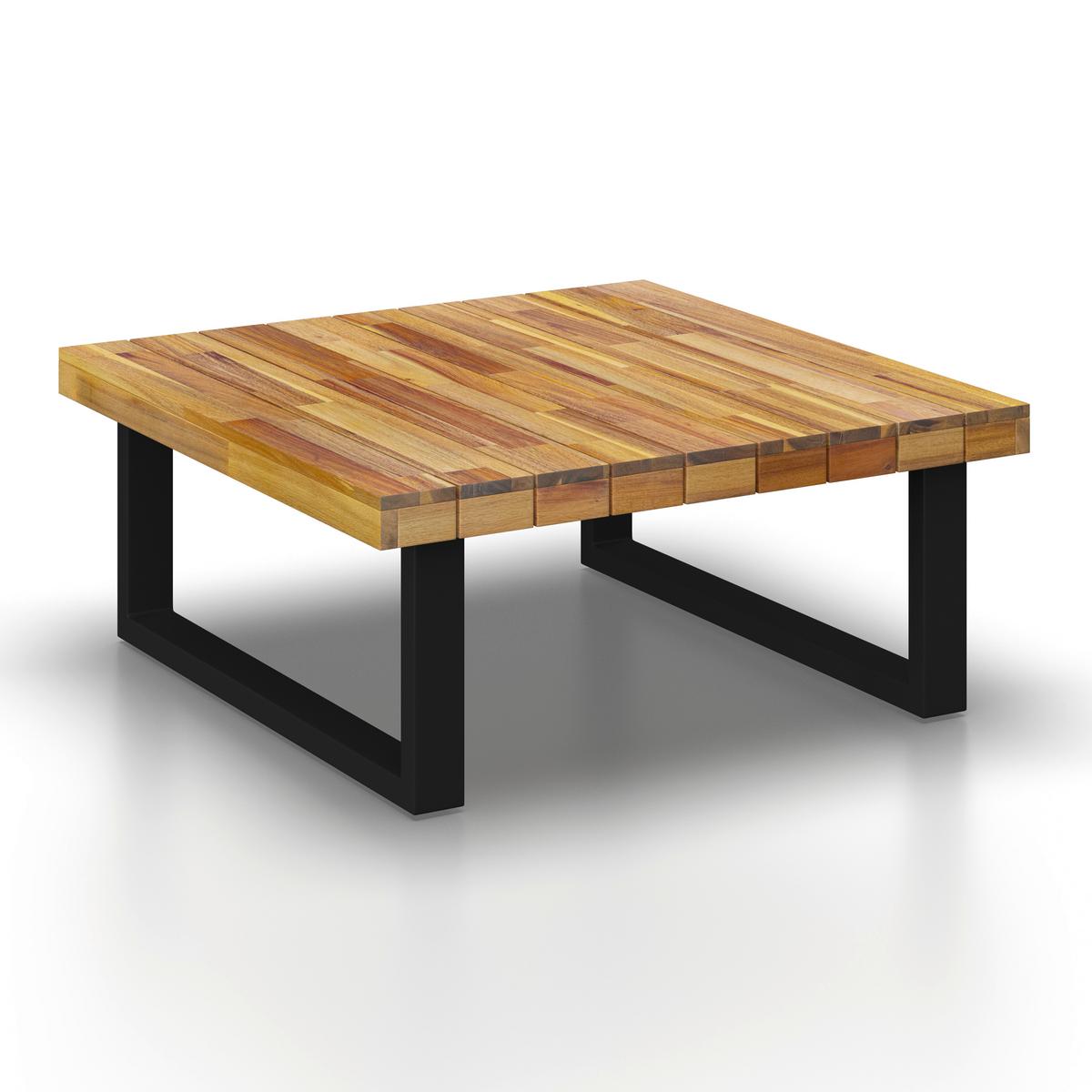 TERASOVÁ SEDACÍ SOUPRAVA CRISTINA - černá/krémová, Moderní, kov/dřevo (254/78/82cm) - Bessagi Garden