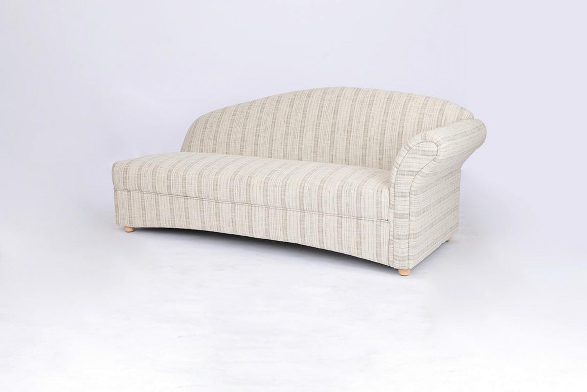 3-Sitzer Loretta, Armlehne rechts, grau, ca.193x83x85 - Greige, Basics, Holz/Textil (193/83/85cm)