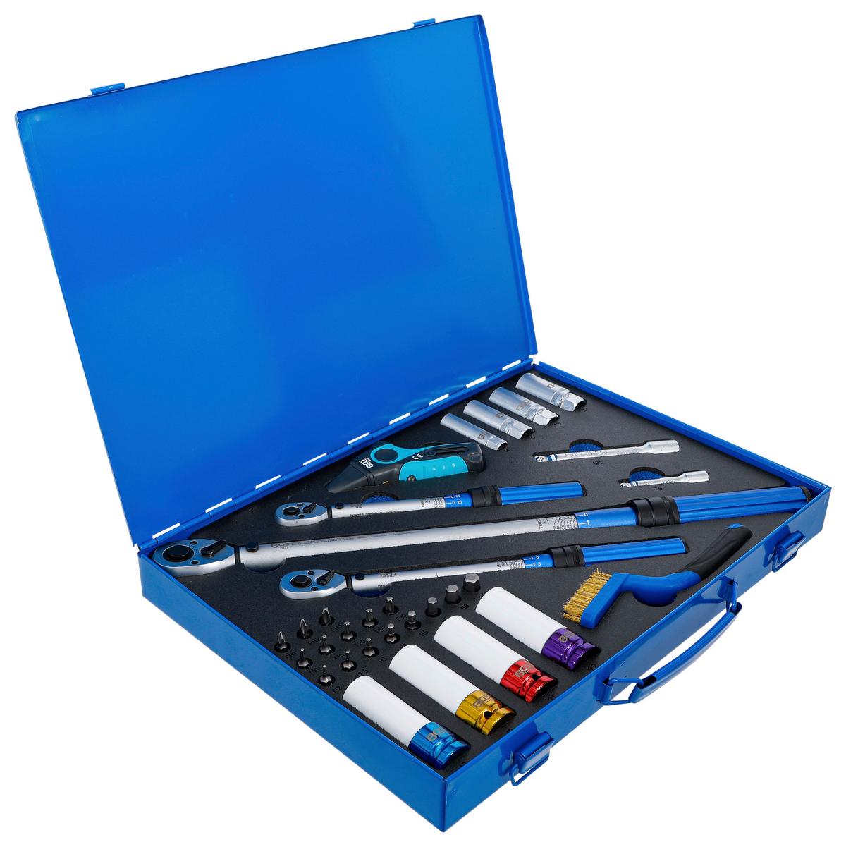 Drehmomentschlüsselset Schlüssel-Satz - Blau, Basics (46,5/34/5,3cm)
