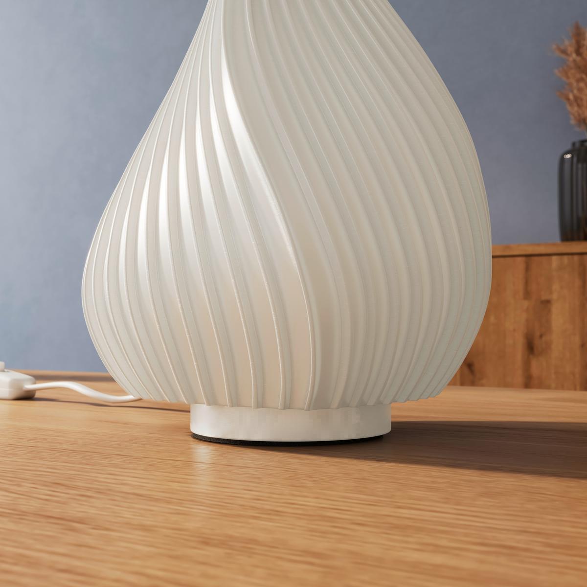 LED-TISCHLEUCHTE JOSEPHA - Weiß, Kunststoff (11,7/18,2cm) - Luca Bessoni