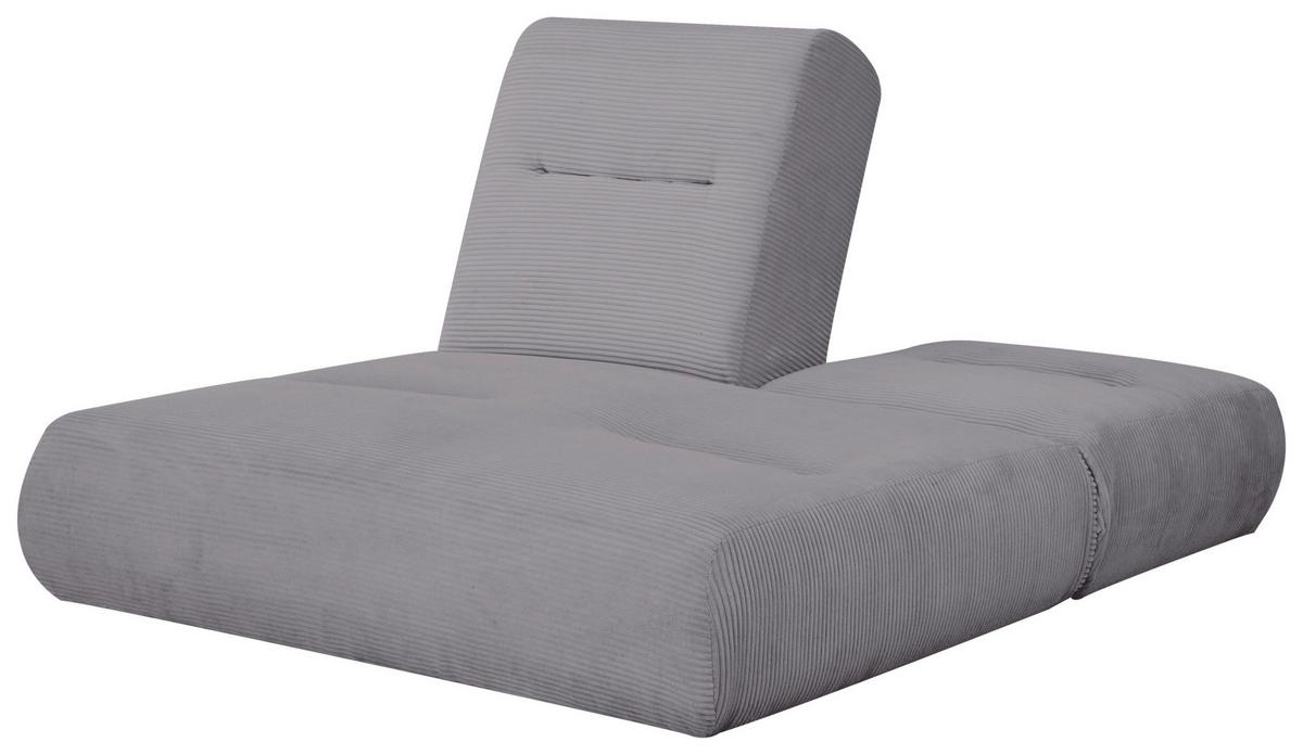 Schlafsofa Luna Grau B: 159 Cm - Grau, Design, Textil (159/88/160cm) - Livetastic